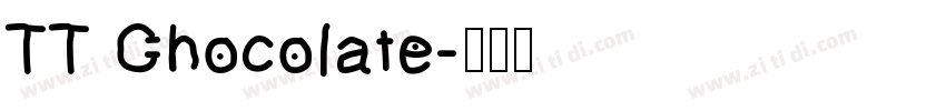 TT Chocolate字体转换